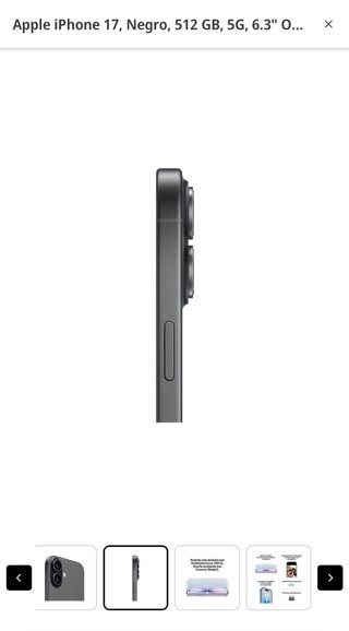 iPhone 17 512GB Negro (precintado)