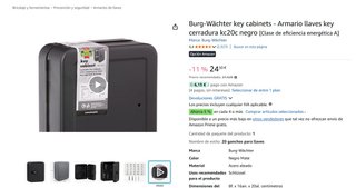 Caja Fuerte para Llaves Burg Wachter KC-20 C