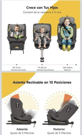 Silla coche i-Size JovicKids