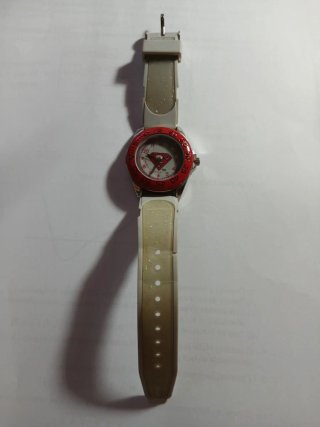 Reloj Superman Rojo y Beige