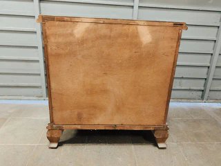 Mesita vintage marquetería madera