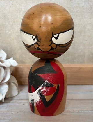 Kokeshi Sosaku Daruma Nodder - Nyogetsuin
