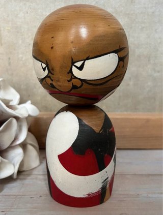 Kokeshi Sosaku Daruma Nodder - Nyogetsuin