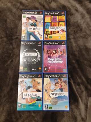 Pack Singstar PS2 Karaoke