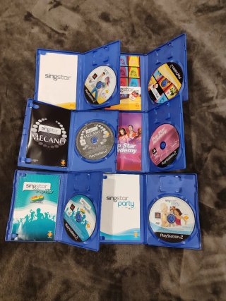Pack Singstar PS2 Karaoke