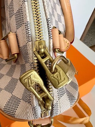 Bolso  Piel Blanco y Marrón