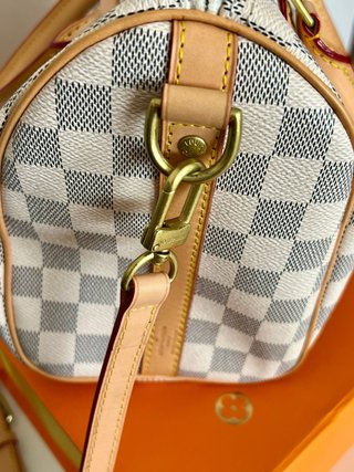 Bolso  Piel Blanco y Marrón