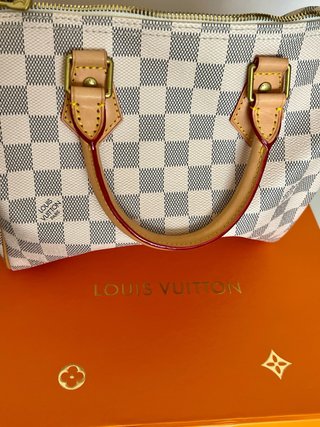 Bolso  Piel Blanco y Marrón