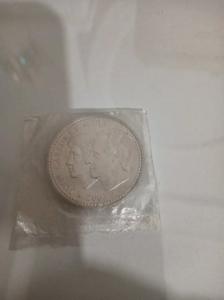 Moneda Plata 2000 Pesetas España