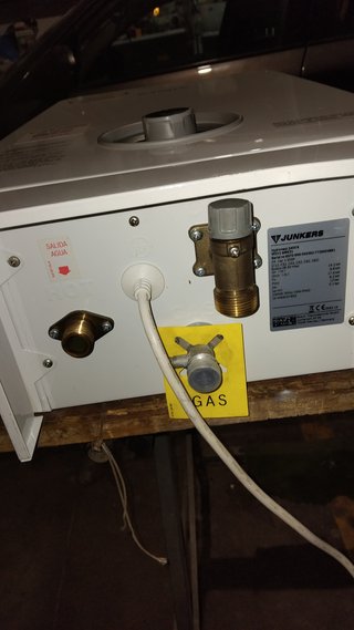 Calentador Junkers Gas Butano Estanco Automático