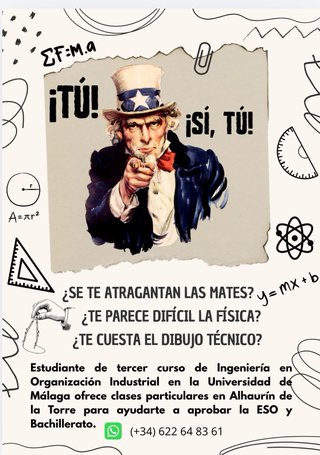 Clases particulares Mates, Física y Dibujo técnico