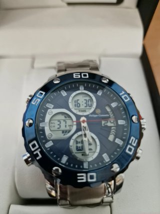 Reloj Philippe Constantin Azul y Plateado