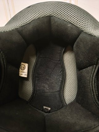 Casco Moto Negro Talla XS