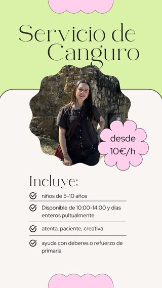 cuidadora de niños/as