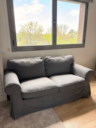Sofá Ektorp 2 plazas gris