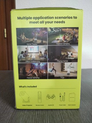 Proyector Smart TV S40 Max 4K + 15.000 Juegos