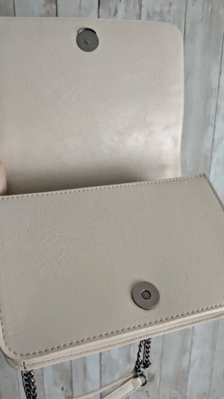 Bolso pequeño Pull&Bear beige/plata