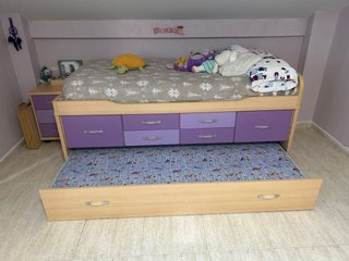 Cama nido con cajones