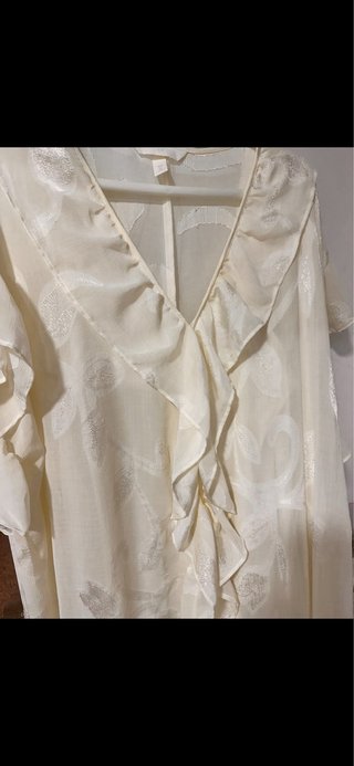 Vestido Beige Largo Fiesta