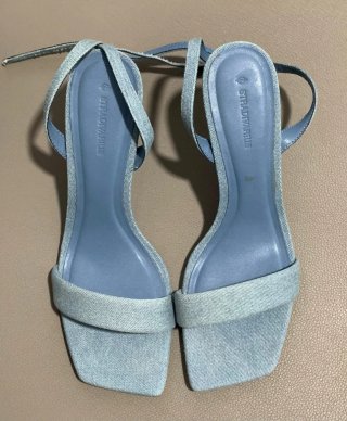 Sandalias Stradivarius Azul/Gris