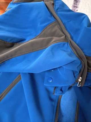 Chaqueta Neopreno Azul y Gris Nueva