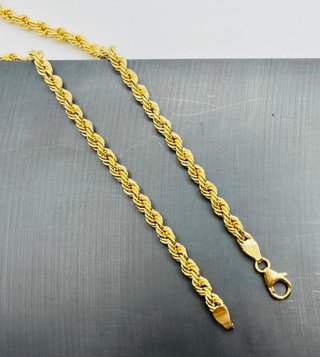 CORDÓN SALOMÓNICO ORO 18K. Peso: 16,50g