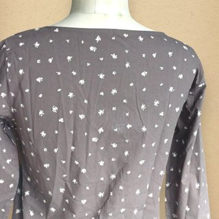 Blusa de algodón con estampado floral