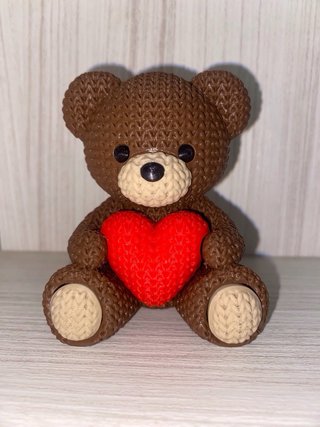 Orsetto Stile Crochet realizzato con Stampa 3D