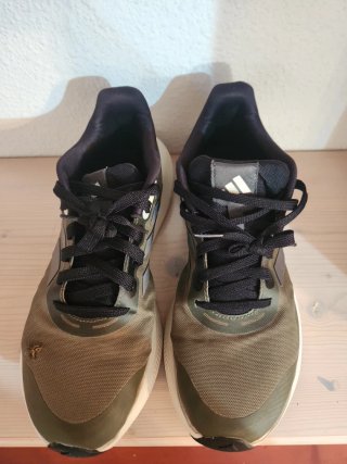 Zapatillas Adidas Verdes y Plateadas