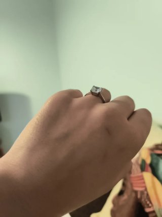 Anillo de compromiso oro/plata