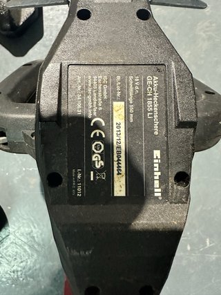 Cortasetos Einhell + Cargador y 2 Baterías