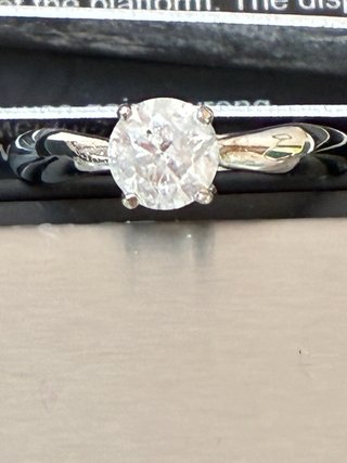 Anillo Oro 18k Diamante Natural 0.92 Ct
