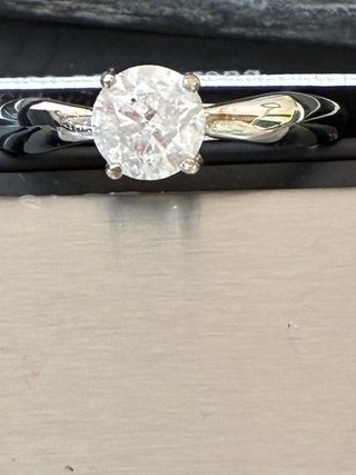 Anillo Oro 18k Diamante Natural 0.92 Ct