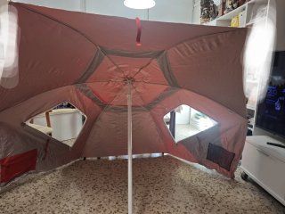 Sombrilla Playa Premier Azul XL 243cm