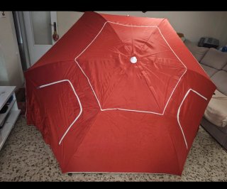 Sombrilla Playa Premier Azul XL 243cm