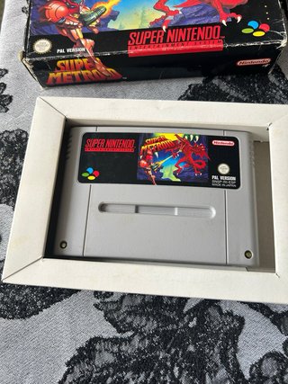 Super Metroid SNES PAL España 100% original