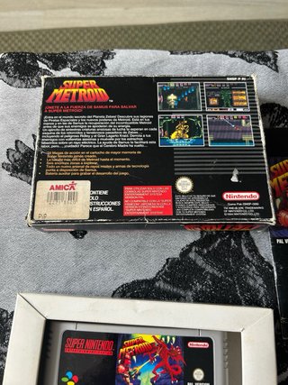 Super Metroid SNES PAL España 100% original