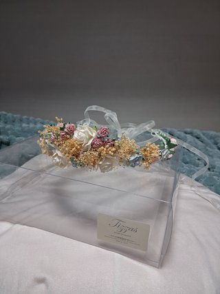 Tiara Comunión de flores para celebración