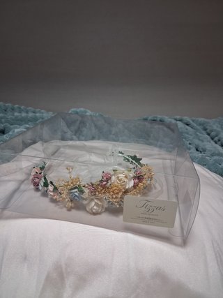 Tiara Comunión de flores para celebración