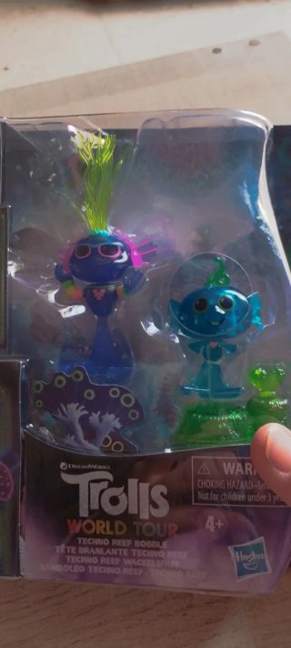 Trolls World Tour Techno Reef Bobble Figuras