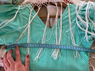 Traje Flamenca Niña Hecho a Mano, medidas en fotos