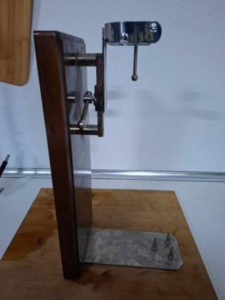 Jamonero de pared madera y metal