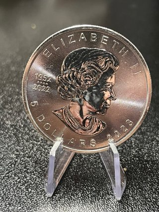 Moneda Plata Maple Leaf Canadá 2023