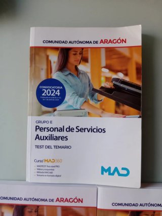 Libros oposición Personal de Servicios Auxiliares