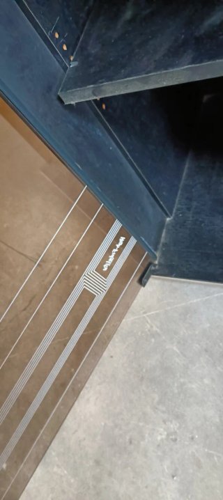 Mueble vintage equipo música cristal y madera