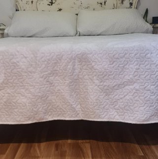 Colcha de verano beige