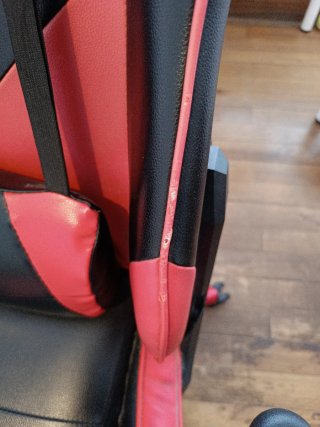 Silla Gaming Negra y Rosa