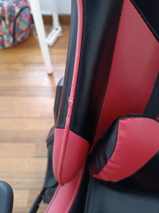 Silla Gaming Negra y Rosa
