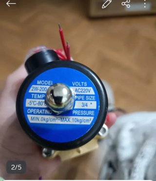 Electroválvula latón 1/2 roscada