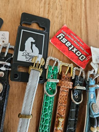 Lote collares perro/gato 25cm. Cierre de tienda.